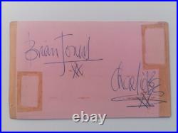 The Rolling Stones 1964 Full Set Of 5 Autographs