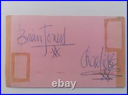 The Rolling Stones 1964 Full Set Of 5 Autographs
