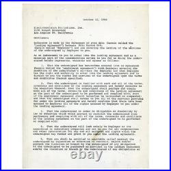 The Rolling Stones 1964 Signed The T. A. M. I. Show Contract (USA)