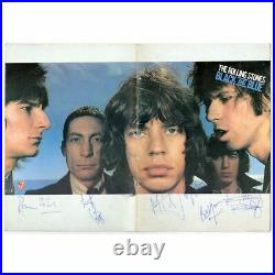 The Rolling Stones 1976 Autographed Black & Blue Tour Programme (UK)