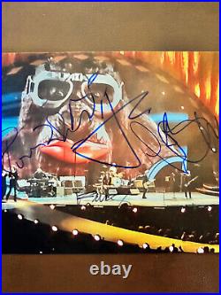 The Rolling Stones 8 1/4 X 11 1/2 Color Picture-Signed & Authenticated