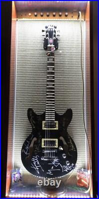 The Rolling Stones & ACDC hand signed guitar with COA The Rolling Stones & ACDC hand signed guitar with COA