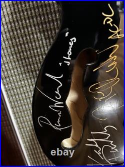 The Rolling Stones & ACDC hand signed guitar with COA The Rolling Stones & ACDC hand signed guitar with COA