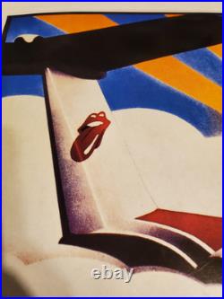 The Rolling Stones American Tour 1972 poster signed by Mick Jagger & others