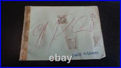 The Rolling Stones Autograph Brian Jones Signed Autograph Book Page MID 1960's