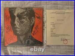 The Rolling Stones Autographed Album-Tattoo You-Signed ALL Band-AUTHENTICATED
