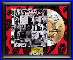 The Rolling Stones Autographed Exile On Main St. Album LP Gold Record Award