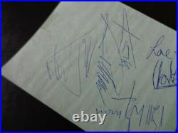 The Rolling Stones Autographs A Full Set Of Signatures Circa Early 1964
