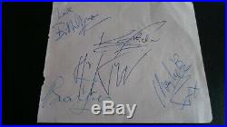 The Rolling Stones Autographs A Fully Signed Large Page Circa 1964. Epperson