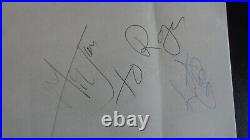 The Rolling Stones Autographs Mick Jagger & Charlie Watts 1983. Epperson