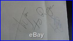 The Rolling Stones Autographs Mick Jagger & Charlie Watts 1983. Epperson