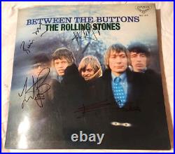 The Rolling Stones Between the Buttons 1967 Japanese COA Mick Jagger Autographs