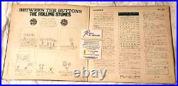 The Rolling Stones Between the Buttons 1967 Japanese COA Mick Jagger Autographs