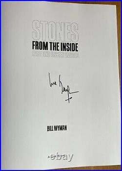 (The Rolling Stones) Bill Wyman Autographed Book Stones From The Inside