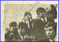 The Rolling Stones Bill Wyman & Charlie Watts Signed Promo Photo (Epperson)