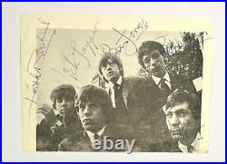 The Rolling Stones Bill Wyman & Charlie Watts Signed Promo Photo (Epperson)