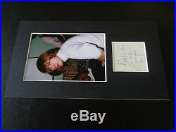 The Rolling Stones Brian Jones Autograph Display Circa 1965