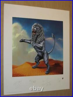 The Rolling Stones Bridges To Babylon Plate/signed Lithograph