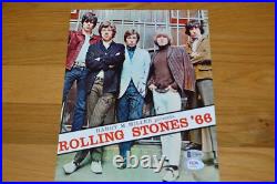 The Rolling Stones Charlie Watts Autographed 8x10 Color Photo PSA/ Beckett COA