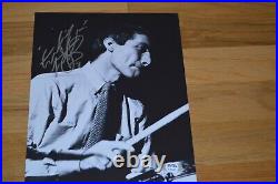 The Rolling Stones Charlie Watts Autographed Vintage B/W 8x10 Photo with PSA COA