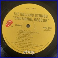 The Rolling Stones Emotional Rescue Signed