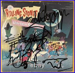 The Rolling Stones Entire Band Signed Harlem Shuffle M Jagger K Richards R Wood