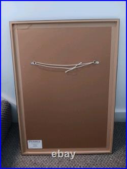 The Rolling Stones Framed Licks Tour Poster Nashville Artist Signed Joe Whyte