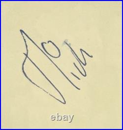 The Rolling Stones Fully Signed Autograph 1960's Book Page COA