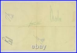 The Rolling Stones Fully Signed Autograph 1960's Book Page COA