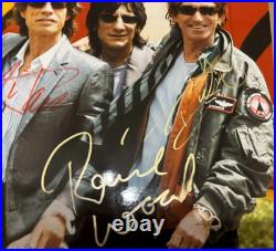 The Rolling Stones Hand Signed 10 x 8 Photo Bonus signatures and Programmes