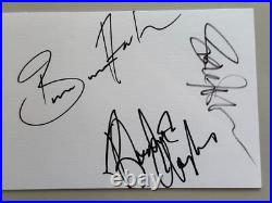 The Rolling Stones Hand Signed 10 x 8 Photo Bonus signatures and Programmes