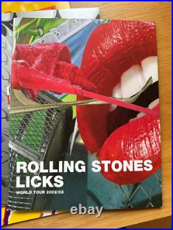 The Rolling Stones Hand Signed 10 x 8 Photo Bonus signatures and Programmes
