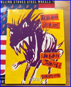 The Rolling Stones Hand Signed 10 x 8 Photo with Bonus Concert Programmes