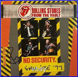 The Rolling Stones Hand Signed 12 Vinyl From The Vault No Security