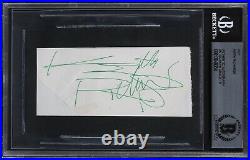 The Rolling Stones Keith Richards Grade Mint 9! Signed Autographed Beckett Slab