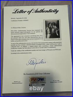 The Rolling Stones Keith Richards Signed Autograph Photo PSA/DNA LOA Jagger The Rolling Stones Keith Richards Signed Autograph Photo PSA/DNA LOA Jagger