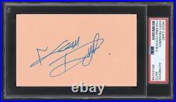 The Rolling Stones Keith Richards Signed Autographed 3x5 Index Card Psa/dna Rare