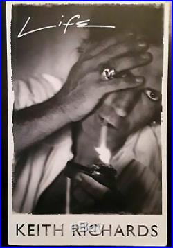 The Rolling Stones Keith Richards Signed Autographed Book Life (Frank Garo COA)