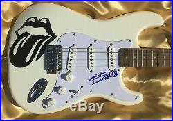 The Rolling Stones Keith Richards Signed Autographed Guitar (GSA COA)