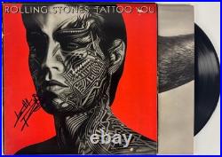 The Rolling Stones Keith Richards Signed Autographed Tattoo Album Beckett Loa