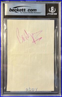 The Rolling Stones Keith Richards & Wyman Signed Autographed Cut Jsa Beckett Coa