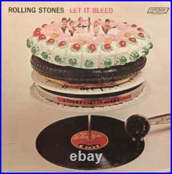 The Rolling Stones Let It Bleed Signed Poster LP Near Mint 1969 London Records