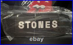 The Rolling Stones MICK JAGGER + KEITH RICHARDS + RONNIE WOOD Signed Bag COA