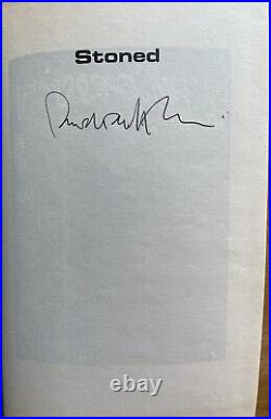 The Rolling Stones Manager Andrew Loog Oldham Autographed Book Stoned RARE