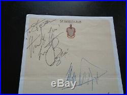 The Rolling Stones Mick Jagger Autograph A Signed MID 80, S St James Club Page