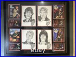 The Rolling Stones Mick Jagger Original Artwork 1 of 1 Hand Drawn Signed The Rolling Stones Mick Jagger Original Artwork 1 of 1 Hand Drawn Signed