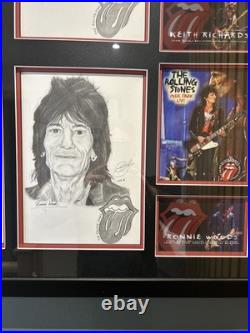 The Rolling Stones Mick Jagger Original Artwork 1 of 1 Hand Drawn Signed The Rolling Stones Mick Jagger Original Artwork 1 of 1 Hand Drawn Signed