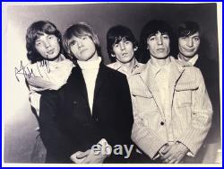 The Rolling Stones Mick Jagger Signed Autograph Large Promo Photo COA