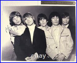 The Rolling Stones Mick Jagger Signed Autograph Large Promo Photo COA