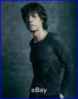 The Rolling Stones Mick Jagger Stunning Autographed Signed Photo AFTAL UACC RD